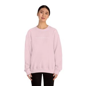 Something About Her pink crew neck